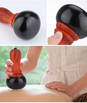 Elektrische Gua Sha Massager met Warmte – Bianstone Massage Tool voor Gezicht en Lichaam