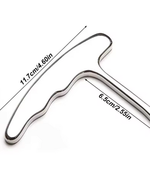 Trigger Point Massager van Sandelhout – Acupressuur Tool voor Spierknopen en Diepe Massage