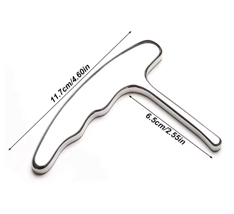 Trigger Point Massager van Sandelhout – Acupressuur Tool voor Spierknopen en Diepe Massage