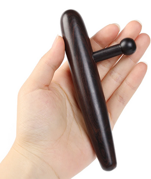 Trigger Point Massager van Sandelhout – Acupressuur Tool voor Spierknopen en Diepe Massage