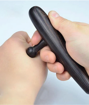 Trigger Point Massager van Sandelhout – Acupressuur Tool voor Spierknopen en Diepe Massage