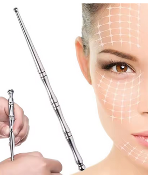 Acupressuur Pen van RVS – Trigger Point Massager voor Gezicht en Reflexologie