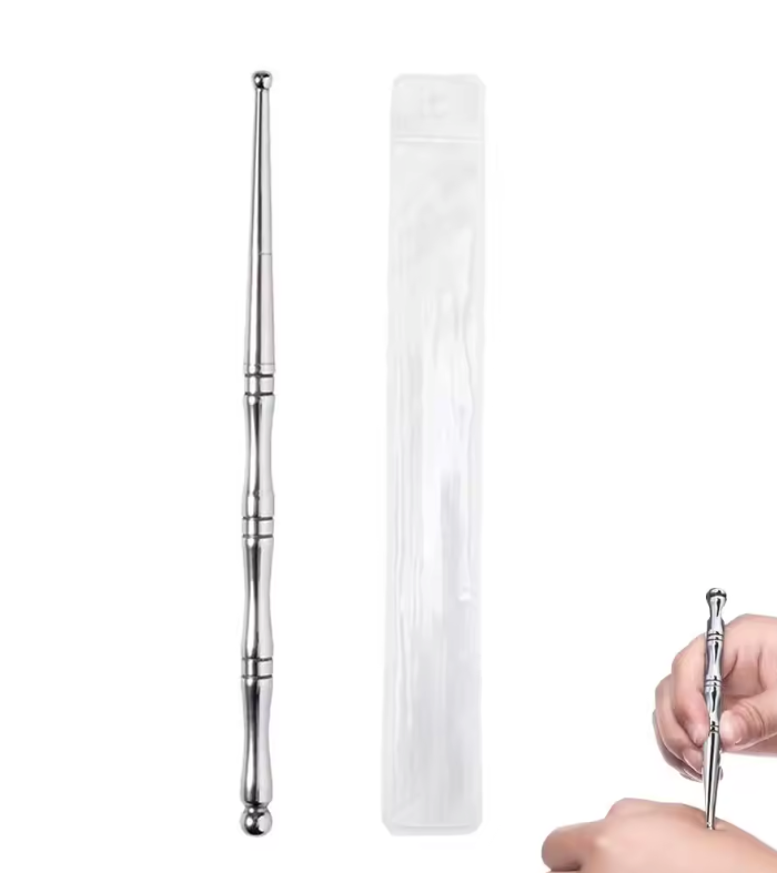 Acupressuur Pen van RVS – Trigger Point Massager voor Gezicht en Reflexologie