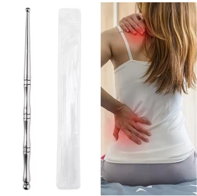 Acupressuur Pen van RVS – Trigger Point Massager voor Gezicht en Reflexologie