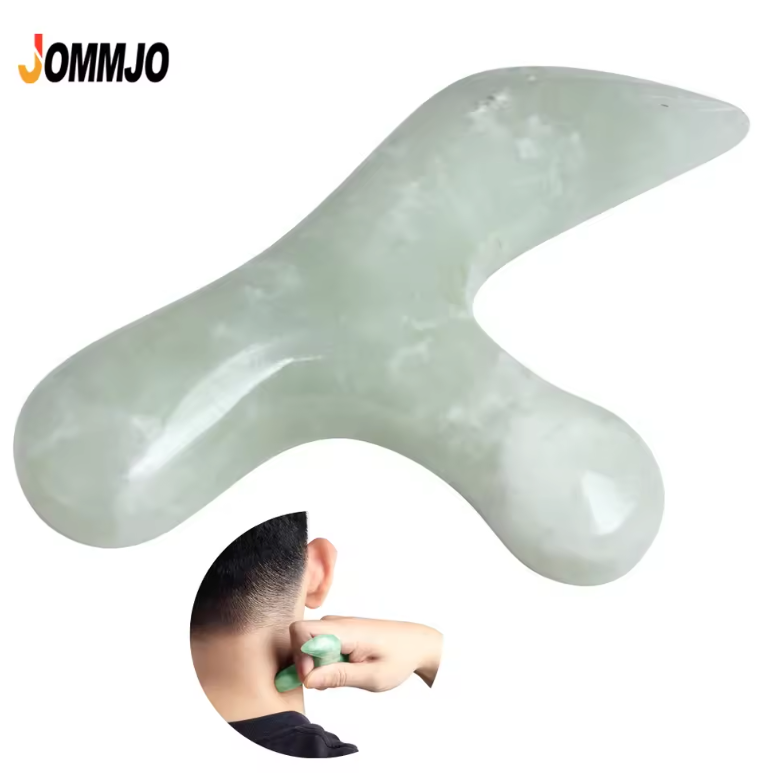 Jade Voetmassager – Acupressuur Tool voor Reflexologie en Spierontspanning