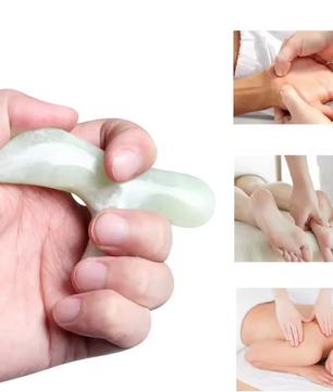 Jade Voetmassager – Acupressuur Tool voor Reflexologie en Spierontspanning