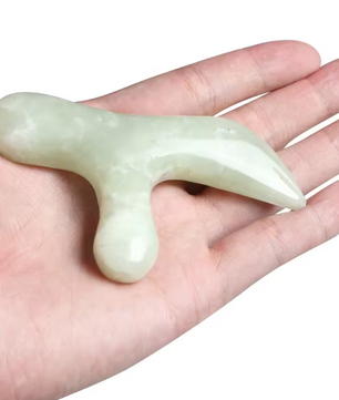 Jade Voetmassager – Acupressuur Tool voor Reflexologie en Spierontspanning