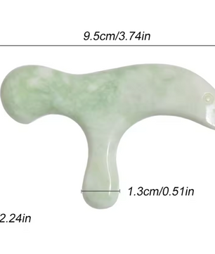 Jade Voetmassager – Acupressuur Tool voor Reflexologie en Spierontspanning