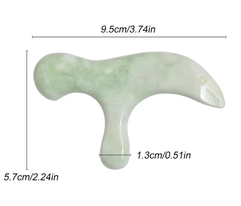 Jade Voetmassager – Acupressuur Tool voor Reflexologie en Spierontspanning