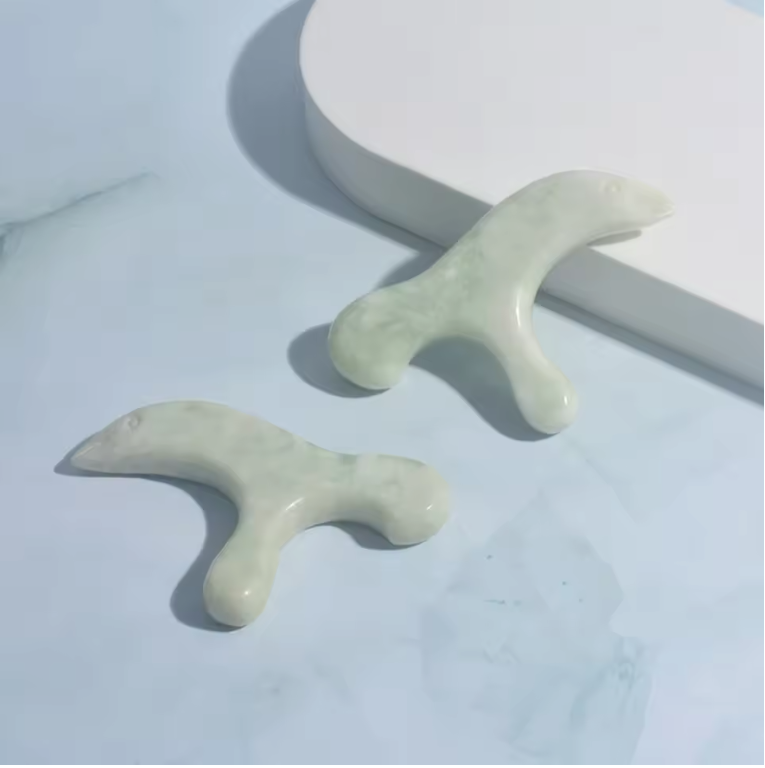 Jade Voetmassager – Acupressuur Tool voor Reflexologie en Spierontspanning