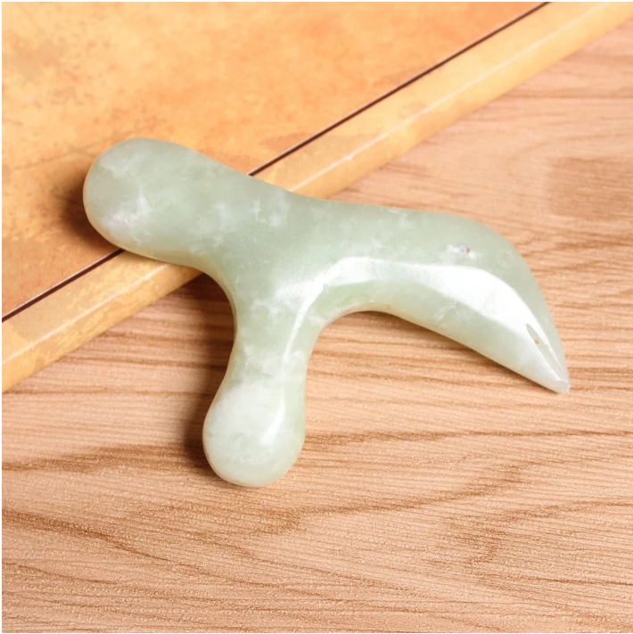 Jade Voetmassager – Acupressuur Tool voor Reflexologie en Spierontspanning