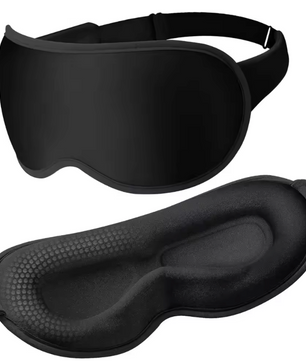 3D Slaapmasker – 100% Verduisterend Oogmasker met Zero Pressure Design