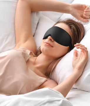 3D Slaapmasker – 100% Verduisterend Oogmasker met Zero Pressure Design