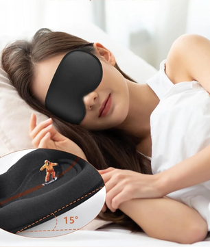 3D Slaapmasker – 100% Verduisterend Oogmasker met Zero Pressure Design