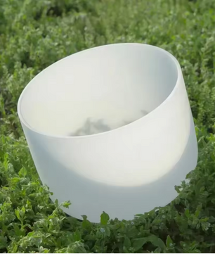 Kristallen Klankschaal 20 cm 432Hz – Quartz Zangkom voor Meditatie, Yoga en Sound Healing