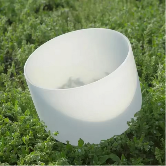 Kristallen Klankschaal 20 cm 432Hz – Quartz Zangkom voor Meditatie, Yoga en Sound Healing