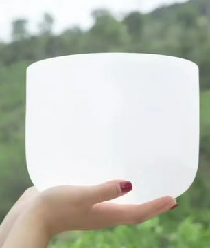Kristallen Klankschaal 20 cm 432Hz – Quartz Zangkom voor Meditatie, Yoga en Sound Healing