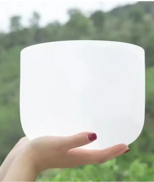 Kristallen Klankschaal 20 cm 432Hz – Quartz Zangkom voor Meditatie, Yoga en Sound Healing
