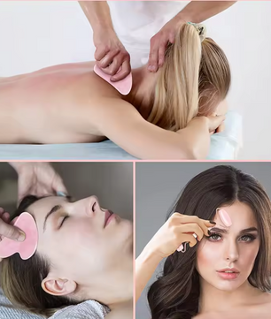 Rozenkwarts Gezichtsroller en Gua Sha Set – Natuurlijke Massage Tools voor Gezichtsverzorging en Ontspanning