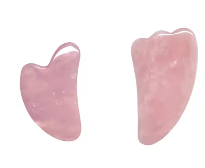 Rozenkwarts Gezichtsroller en Gua Sha Set – Natuurlijke Massage Tools voor Gezichtsverzorging en Ontspanning