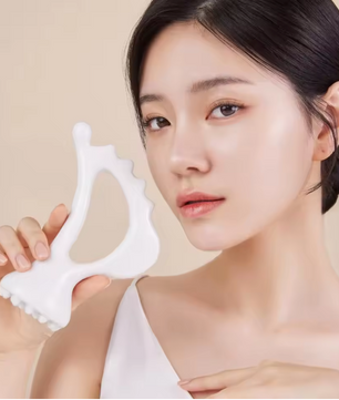 Keramische Gua Sha Tool – Gezichtsmassage Scraper voor Lifting, Ontspanning en Huidverzorging
