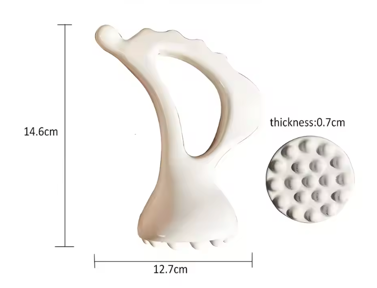 Keramische Gua Sha Tool – Gezichtsmassage Scraper voor Lifting, Ontspanning en Huidverzorging