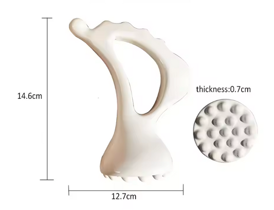 Keramische Gua Sha Tool – Gezichtsmassage Scraper voor Lifting, Ontspanning en Huidverzorging