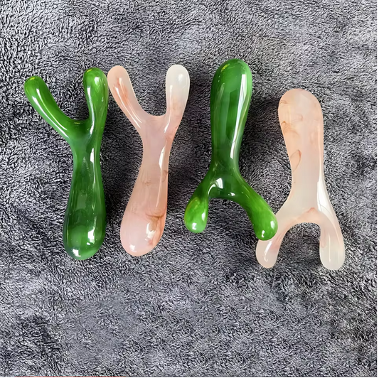 Y-Vorm Gua Sha Gezichtstool – Resin Face Lifting Massage Tool voor Neus en Gezicht