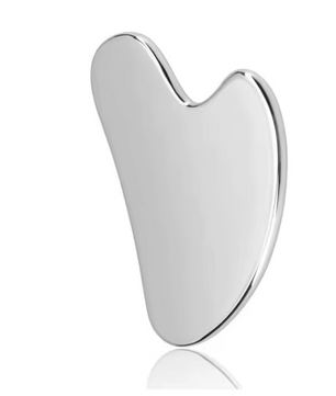 RVS Gua Sha Tool – Roestvrijstalen Massage Scraper voor Gezicht, Nek en Lichaam