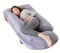 G-Vorm Zwangerschapskussen – Afneembaar Body Pillow met Lendensteun