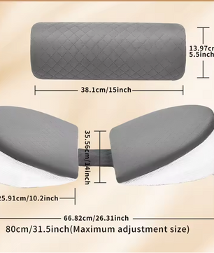 Memory Foam Zwangerschapskussen – Verstelbaar Zijslaper Body Pillow met Koelhoes
