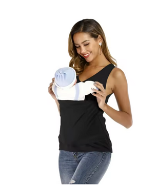 Kangoeroe Baby Draagshirt – T-Shirt met Veiligheidszak voor Baby