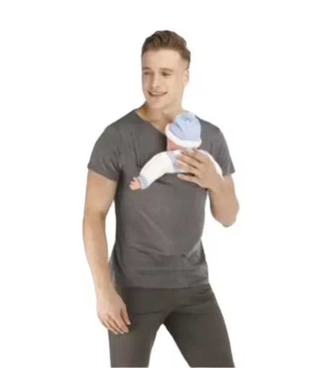 Kangoeroe Baby Draagshirt – T-Shirt met Veiligheidszak voor Baby