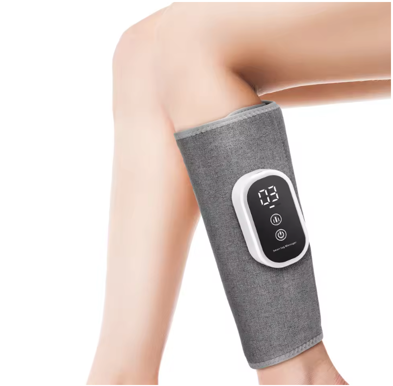 Elektrische Kuit- en Voetmassager met Luchtdruk – 3 Modi, Draadloos en Oplaadbaar voor Spierontspanning en Betere Doorbloeding