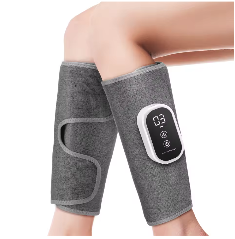 Elektrische Kuit- en Voetmassager met Luchtdruk – 3 Modi, Draadloos en Oplaadbaar voor Spierontspanning en Betere Doorbloeding