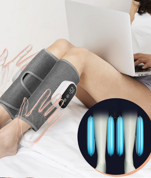 Elektrische Kuit- en Voetmassager met Luchtdruk – 3 Modi, Draadloos en Oplaadbaar voor Spierontspanning en Betere Doorbloeding