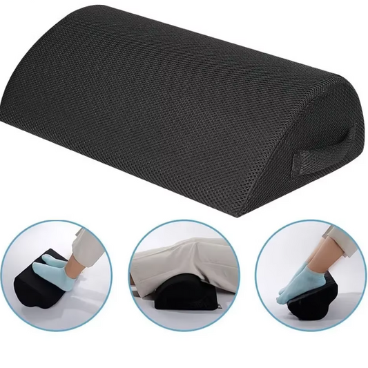 Ergonomische Voetsteun Onder Bureau – Memory Foam Voetkussen met Wasbare Hoes, Comfort en Ondersteuning