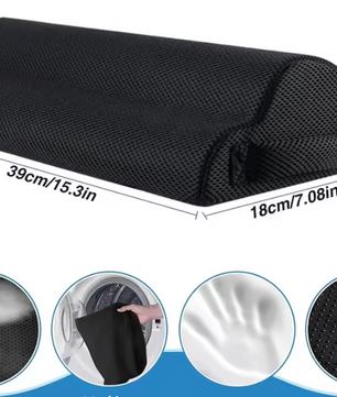 Ergonomische Voetsteun Onder Bureau – Memory Foam Voetkussen met Wasbare Hoes, Comfort en Ondersteuning