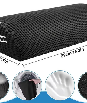Ergonomische Voetsteun Onder Bureau – Memory Foam Voetkussen met Wasbare Hoes, Comfort en Ondersteuning