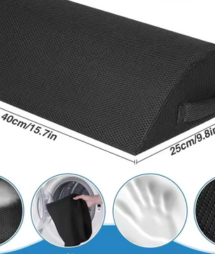 Ergonomische Voetsteun Onder Bureau – Memory Foam Voetkussen met Wasbare Hoes, Comfort en Ondersteuning