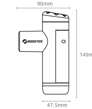 Mini Massage Gun – Draagbare Percussie Massage voor Spieren, Nek en Rug