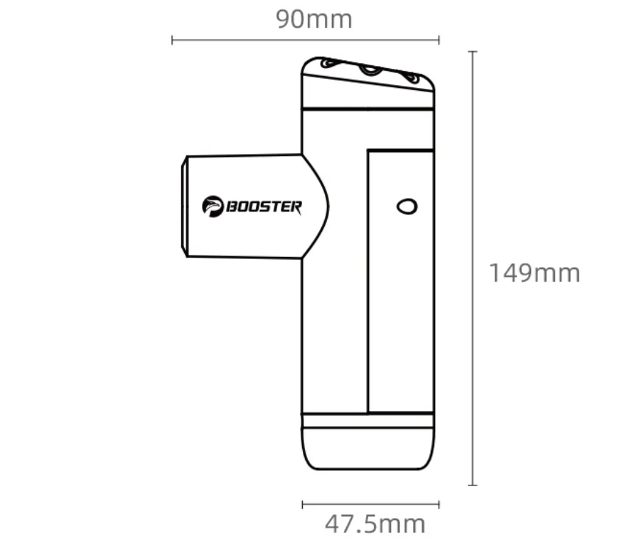 Mini Massage Gun – Draagbare Percussie Massage voor Spieren, Nek en Rug