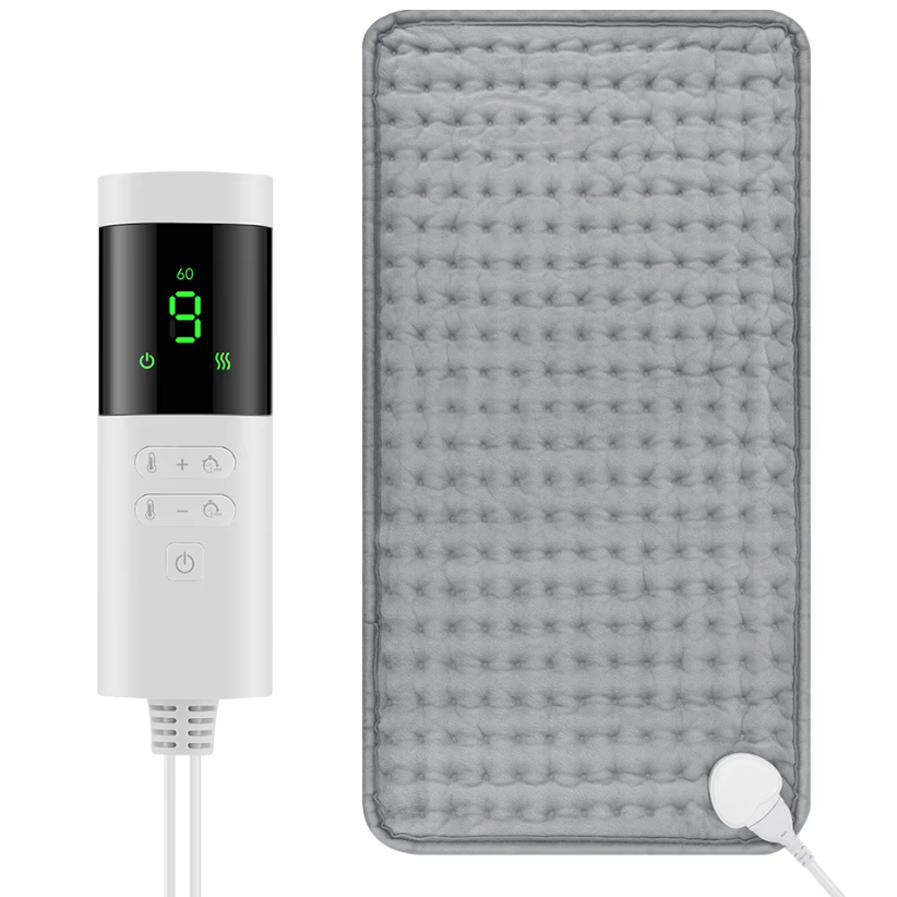 Elektrisch Warmtekussen 60×30 cm – Verwarmingspad met Timer en Temperatuurregeling voor Rug, Buik en Spieren