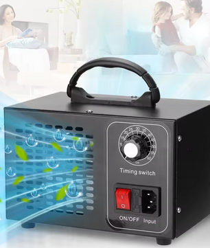 Ozon Generator 60g/h – Luchtreiniger en Geurverwijderaar voor Thuis, Auto en Kantoor
