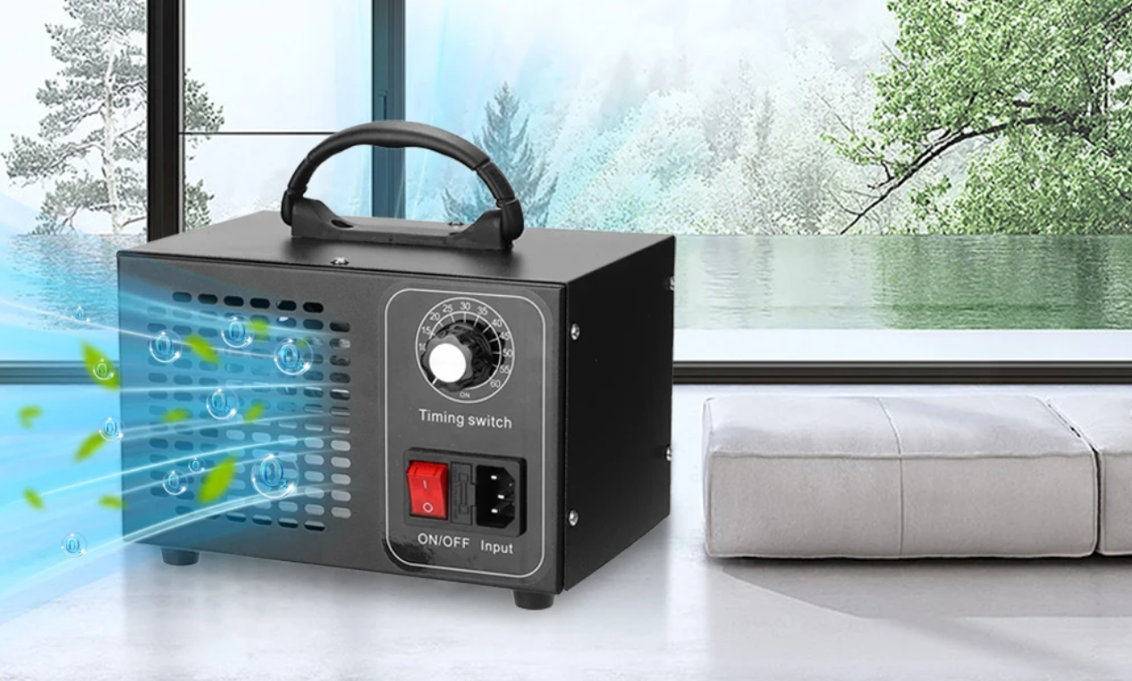 Ozon Generator 60g/h – Luchtreiniger en Geurverwijderaar voor Thuis, Auto en Kantoor
