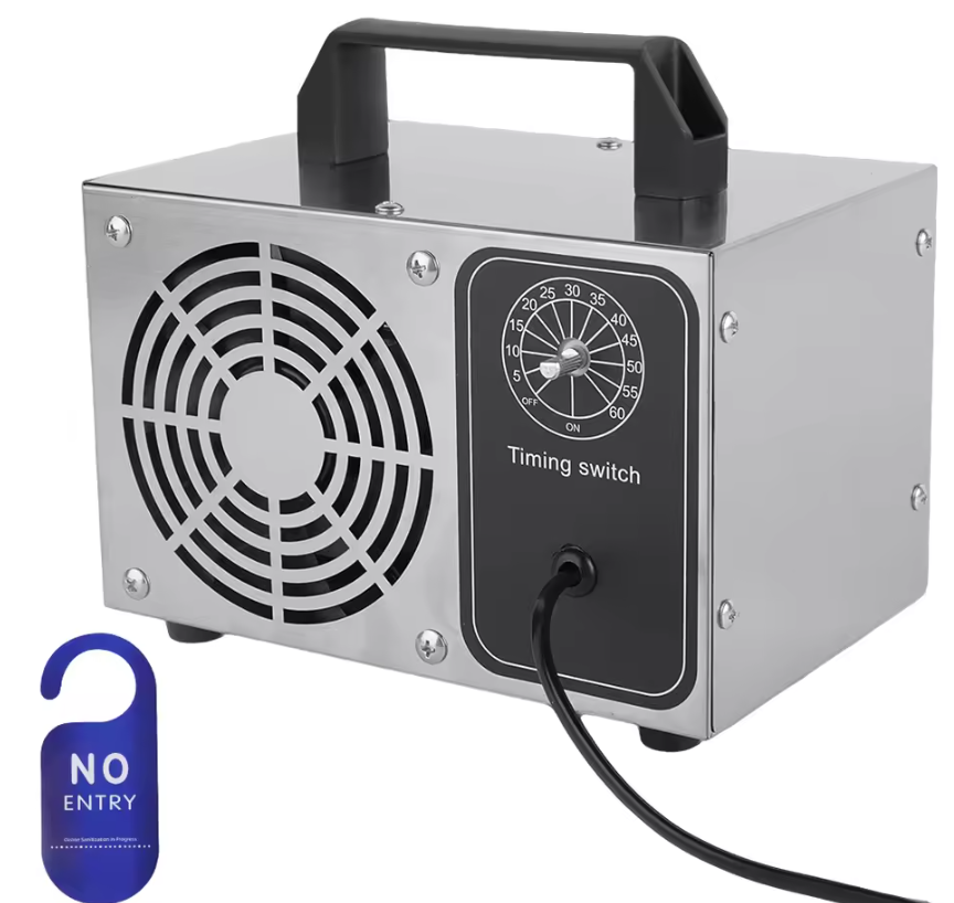 Ozon Generator 60g/h – Luchtreiniger en Geurverwijderaar voor Thuis, Auto en Kantoor