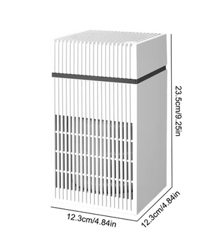 Luchtreiniger met HEPA Filter – Compacte Air Purifier tegen Rook en Geur