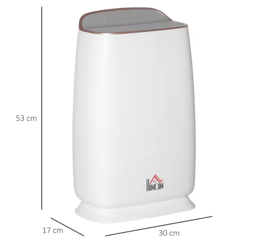 Luchtreiniger met HEPA Filter – 3-Laags Air Purifier voor 28 m²