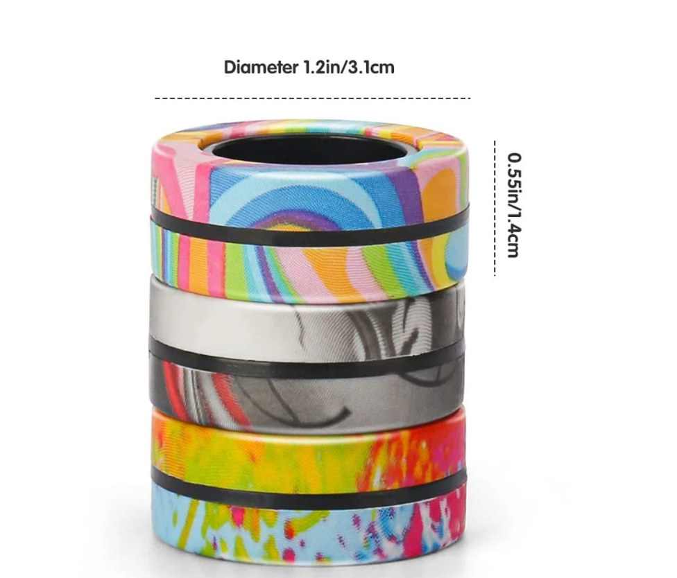 3x Magnetische Fidget Ringen – Stressverlagend Speelgoed Set