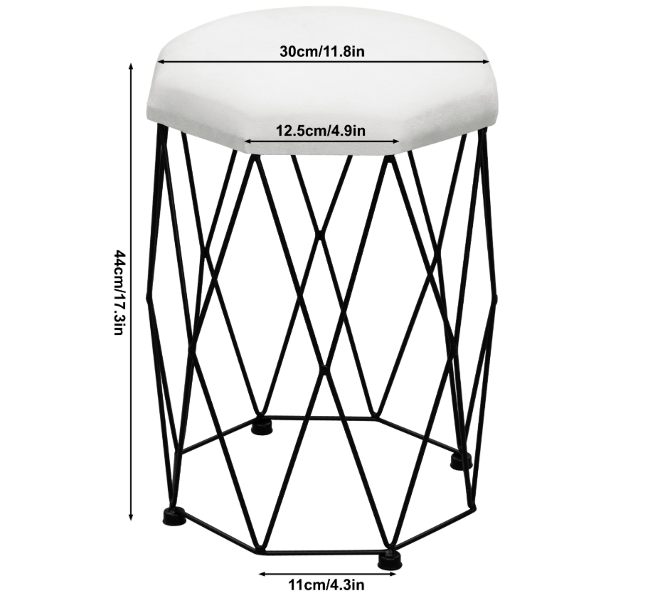 Kaptafel met LED Spiegel en Kruk – Make-up Tafel met 5 Lades en Kast